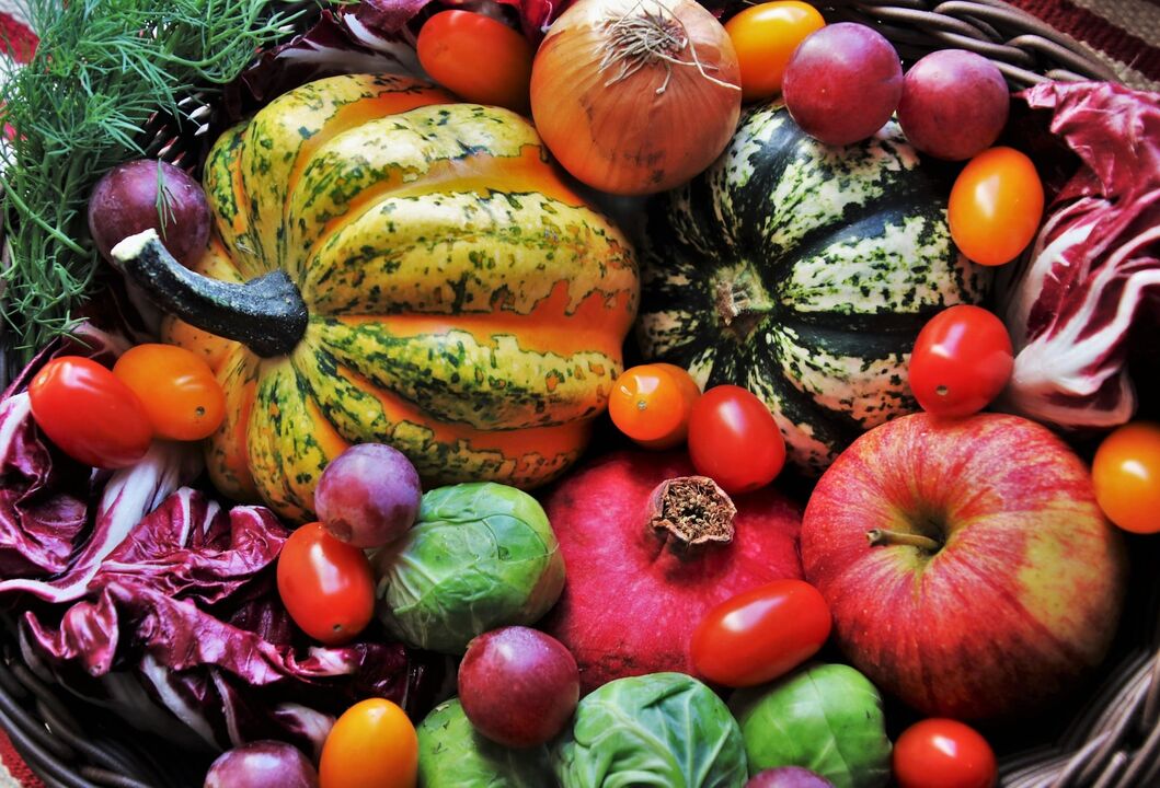 La dieta delle persone con gruppo sanguigno II dovrebbe consistere in frutta e verdura. 