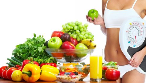 Verdure e frutta per la perdita di peso
